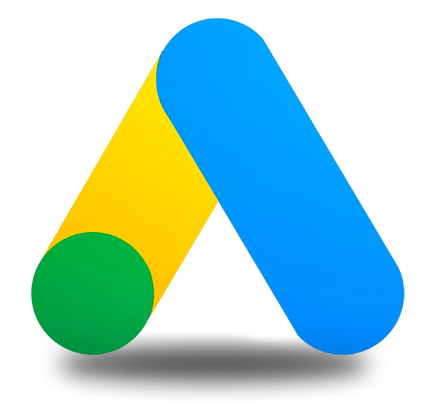 Ícone Google Ads 3D Flutuante